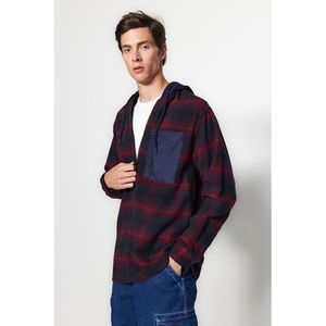 NWT Trendyol Men Oversize Hood Woven Shirt